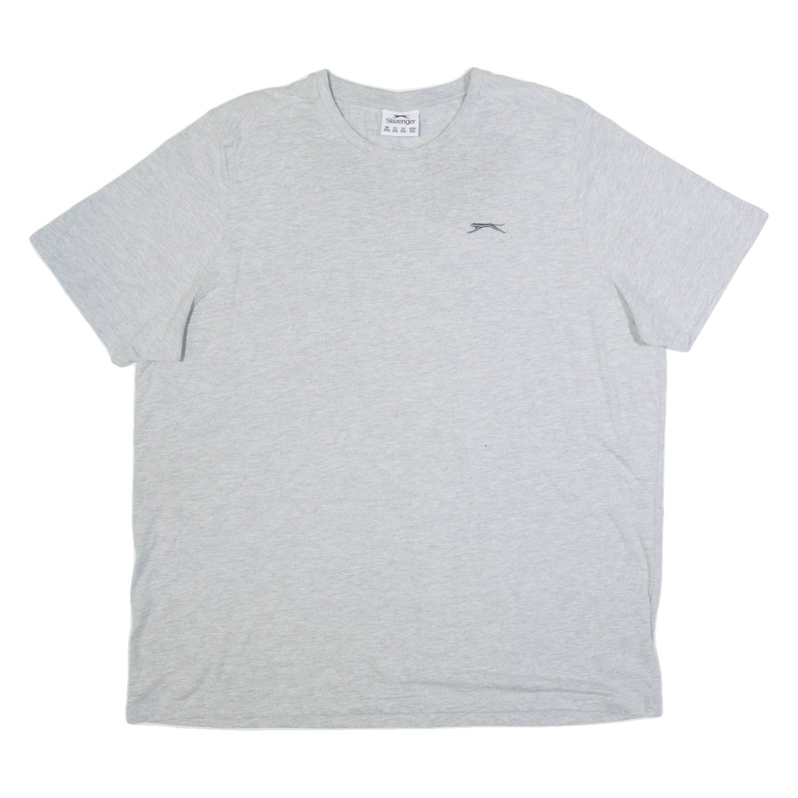 SLAZENGER Mens T-Shirt Grey 2XL
