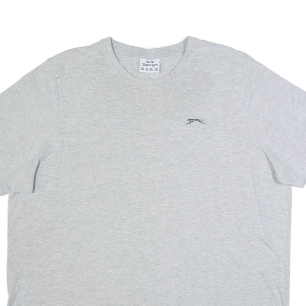 SLAZENGER Mens T-Shirt Grey 2XL