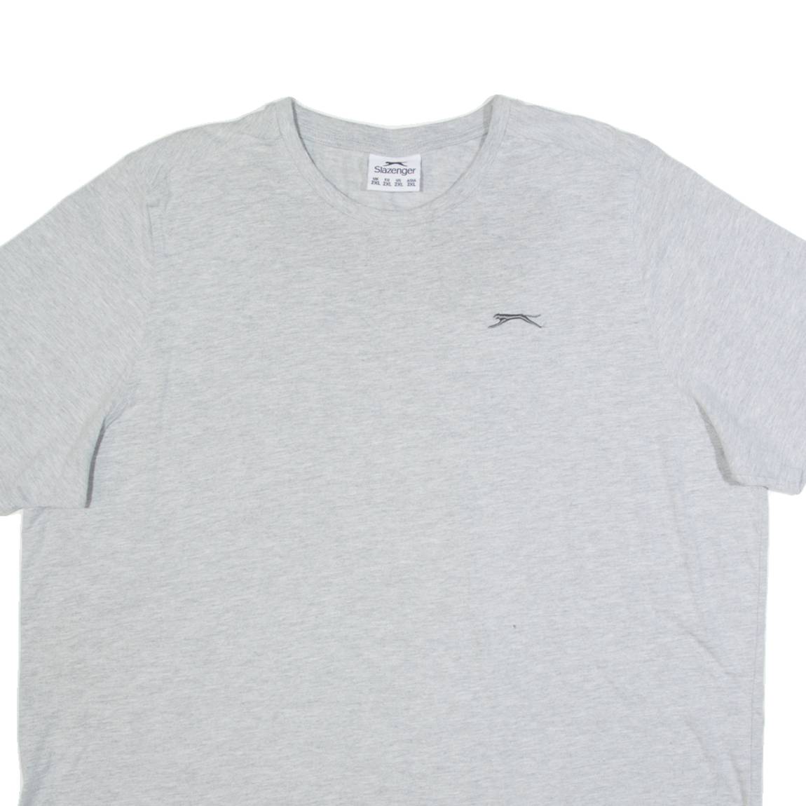 SLAZENGER Mens T-Shirt Grey 2XL