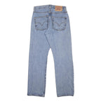 LEVI'S 501 Mens Jeans Blue Regular Straight Denim Medium W29 L30 Classic Button