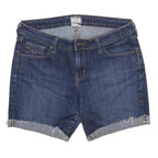 LEVI'S Womens Denim Blue Casual Shorts M W32 Cotton Blend Rolled Hem