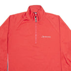 CUORE Cycling Mens Jersey Red Long Sleeve 1/2 Zip XL