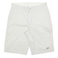 DICKIES Mens Shorts White Casual Regular L W36 Durable Cotton Blend Workwear