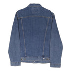 LEVI'S Womens Blue Denim Button Cotton Blend Jacket S Casual Stylish Outerwear