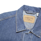 LEVI'S Womens Blue Denim Button Cotton Blend Jacket S Casual Stylish Outerwear