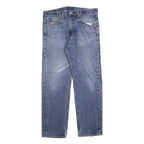 LEVI'S 505 Mens Jeans Blue Cotton Blend Regular Straight Medium W36 L32 Zip