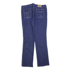 MC DUNCAN Mens Jeans Blue Regular Straight Denim Raw W38 L35 Classic Cotton