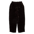 DANA BUCHMAN Womens Velvet Trousers Brown Relaxed Straight Silk W23 L24