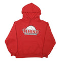 JERZEES Mens Red Tenino Beaver Volleyball Pullover Hoodie S Sports Team Graphic