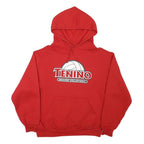 JERZEES Mens Red Tenino Beaver Volleyball Pullover Hoodie S Sports Team Graphic