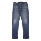 HOLLISTER Mens Jeans Blue Regular Straight Denim Medium W32 L32 Button Closure