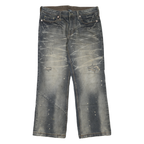 ARMANI EXCHANGE Mens Jeans Blue Regular Straight Denim Medium W34 L30 Distressed