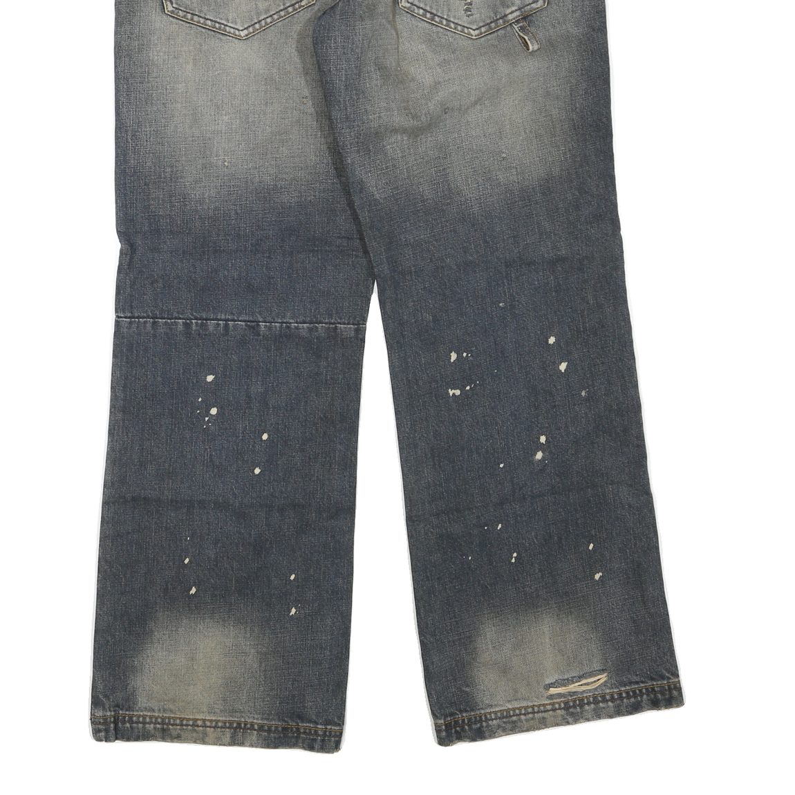 ARMANI EXCHANGE Mens Jeans Blue Regular Straight Denim Medium W34 L30 Distressed