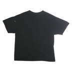MAJESTIC Mens Black Oakland As T-Shirt 2XL Short Sleeve Crew Neck Cotton Blend