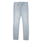 TIMBERLAND Womens Slim Blue Jeans Denim Light W29 L31 Stretch Cotton Blend