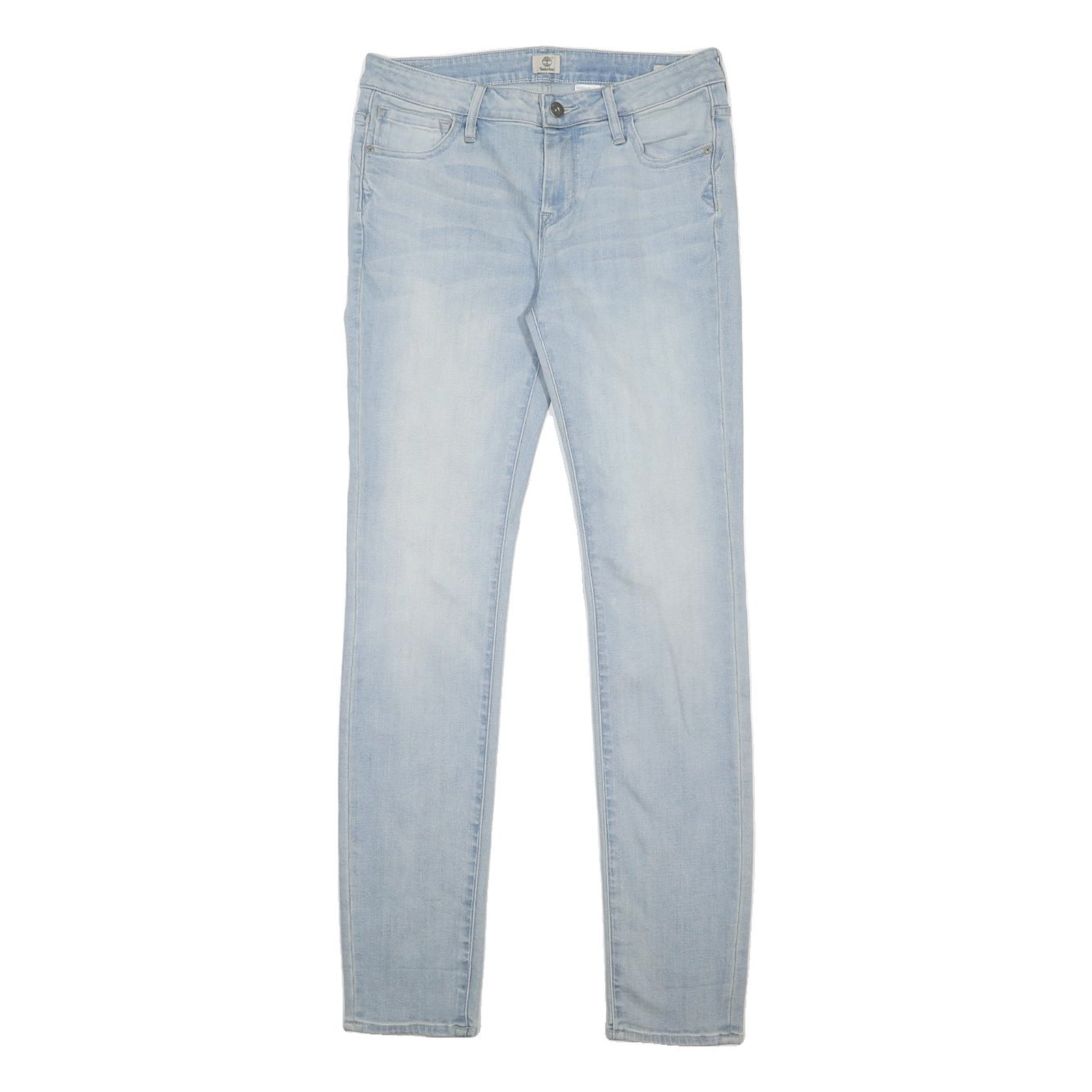 TIMBERLAND Womens Slim Blue Jeans Denim Light W29 L31 Stretch Cotton Blend