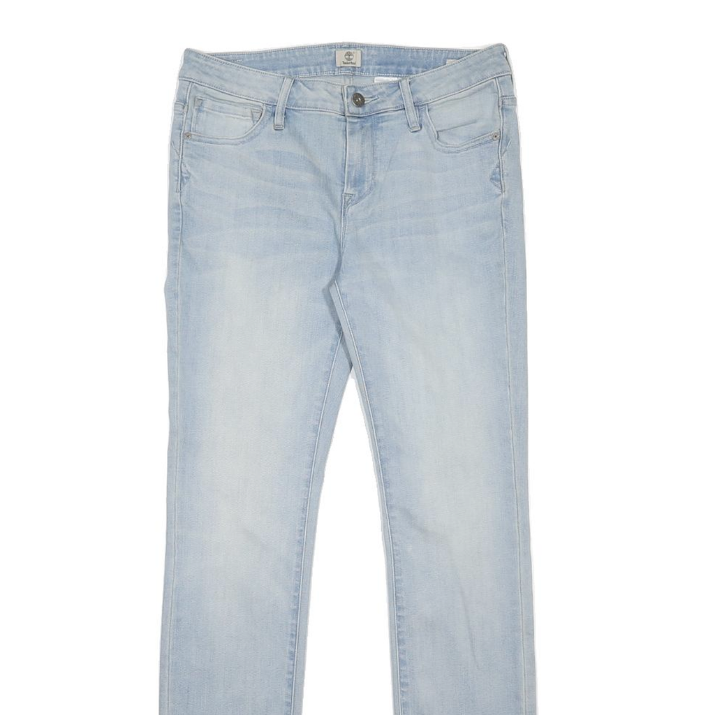 TIMBERLAND Womens Slim Blue Jeans Denim Light W29 L31 Stretch Cotton Blend
