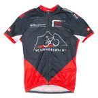 Cycling Mens Jersey Red 1/2 Zip XS