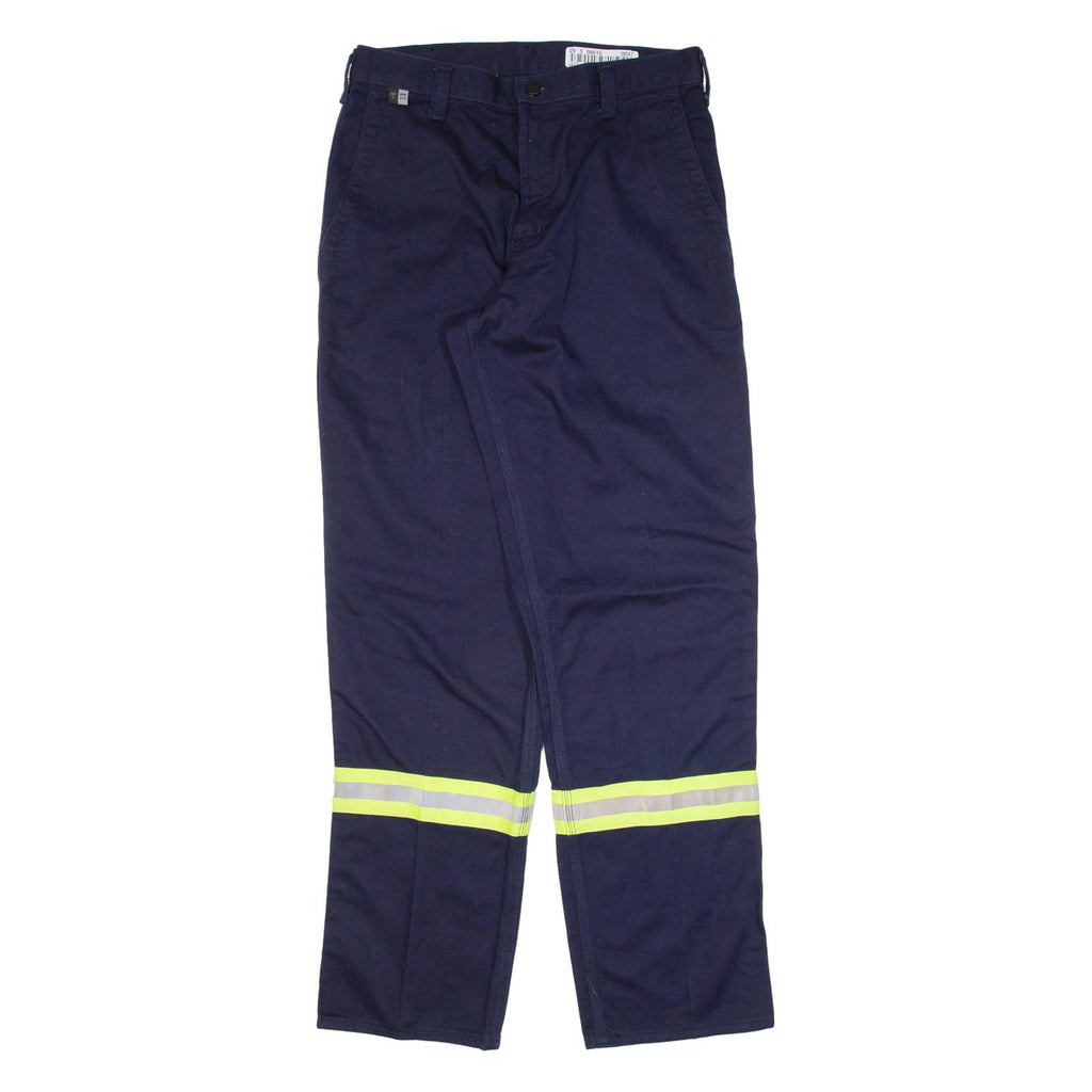 CARHARTT Workwear Mens Trousers Blue Regular Straight W32 L34