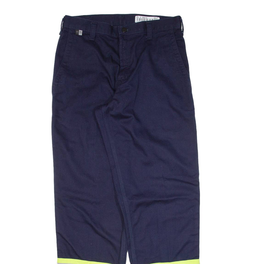 CARHARTT Workwear Mens Trousers Blue Regular Straight W32 L34