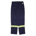 CARHARTT Workwear Mens Trousers Blue Regular Straight W32 L34