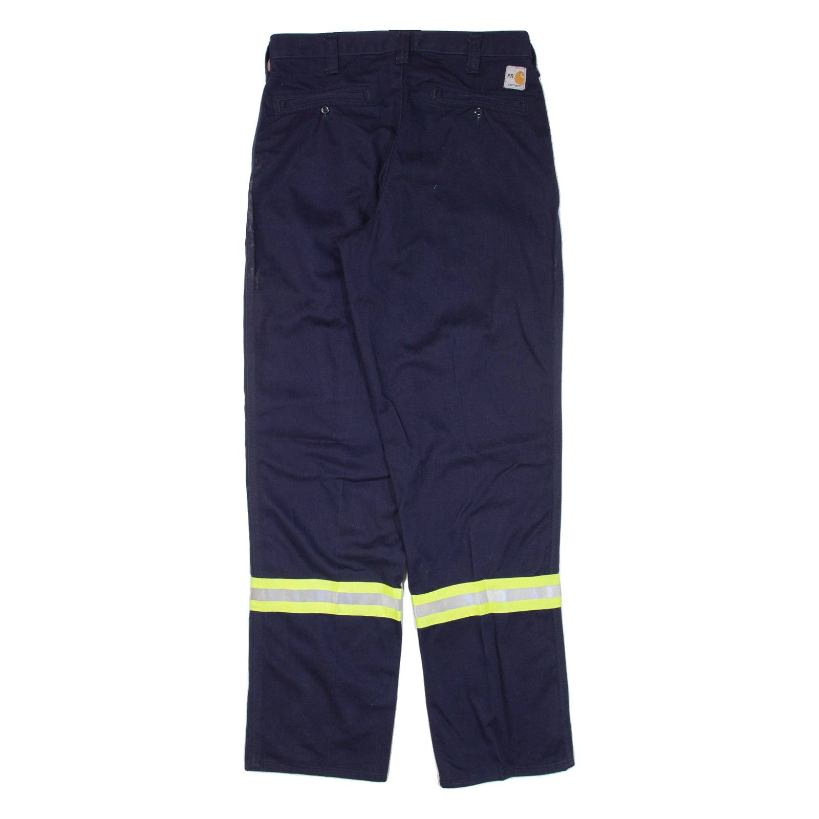CARHARTT Workwear Mens Trousers Blue Regular Straight W32 L34