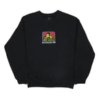 BEN DAVIS Mens Black Sweatshirt Crew Neck M Work Clothing Since 1935 Logo