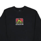 BEN DAVIS Mens Black Sweatshirt Crew Neck M Work Clothing Since 1935 Logo