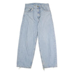 CARHARTT Mens Jeans Light Blue Regular Straight Denim W28 L26 Zip Casual Wear