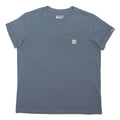 CARHARTT Womens Blue Loose Fit L Short Sleeve Crew Neck Graphic T-Shirt