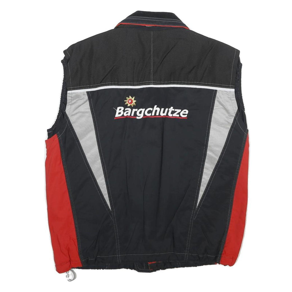 Colmar Mens Black & Red Tech Fleece Zip Jacket M Polyester Sportswear