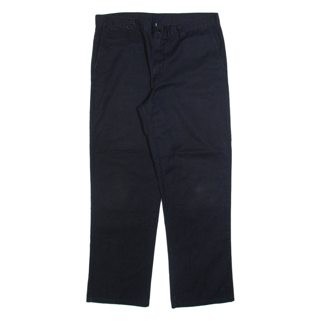 DICKIES Mens Trousers Black Regular Straight W36 L31
