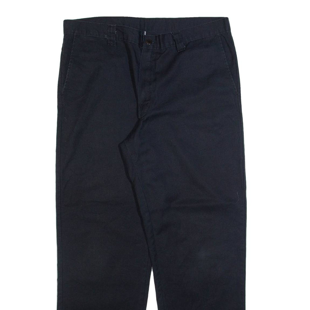 DICKIES Mens Trousers Black Regular Straight W36 L31