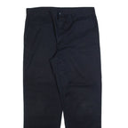 DICKIES Mens Trousers Black Regular Straight W36 L31