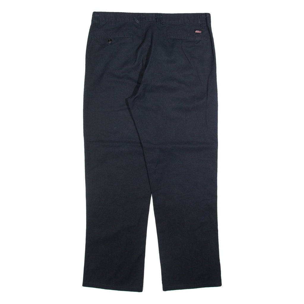 DICKIES Mens Trousers Black Regular Straight W36 L31