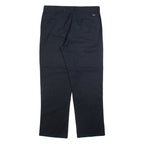 DICKIES Mens Trousers Black Regular Straight W36 L31