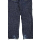 CARHARTT Mens Regular Fit Blue Denim Jeans W33 L32 Zip Closure Classic Workwear