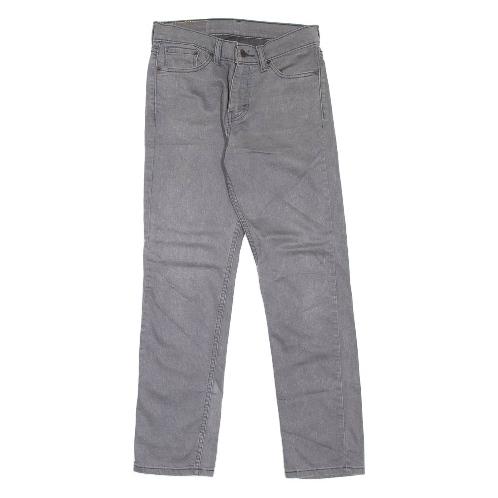 LEVI'S 511 Jeans Mens Grey Slim Straight W29 L30