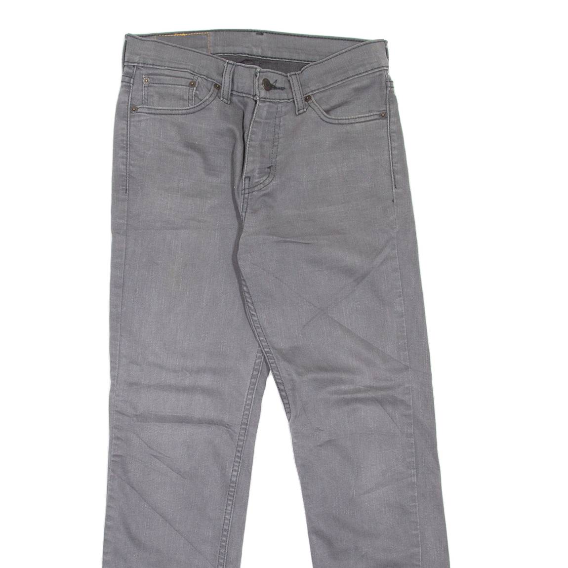 LEVI'S 511 Jeans Mens Grey Slim Straight W29 L30