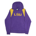 NIKE Mens Purple & Yellow LSU Pullover Hoodie S College Sports Fanwear