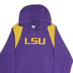 NIKE Mens Purple & Yellow LSU Pullover Hoodie S College Sports Fanwear