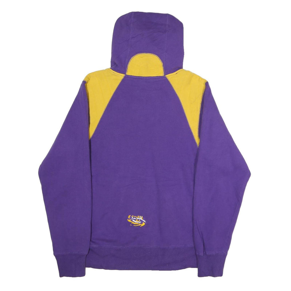 NIKE Mens Purple & Yellow LSU Pullover Hoodie S College Sports Fanwear