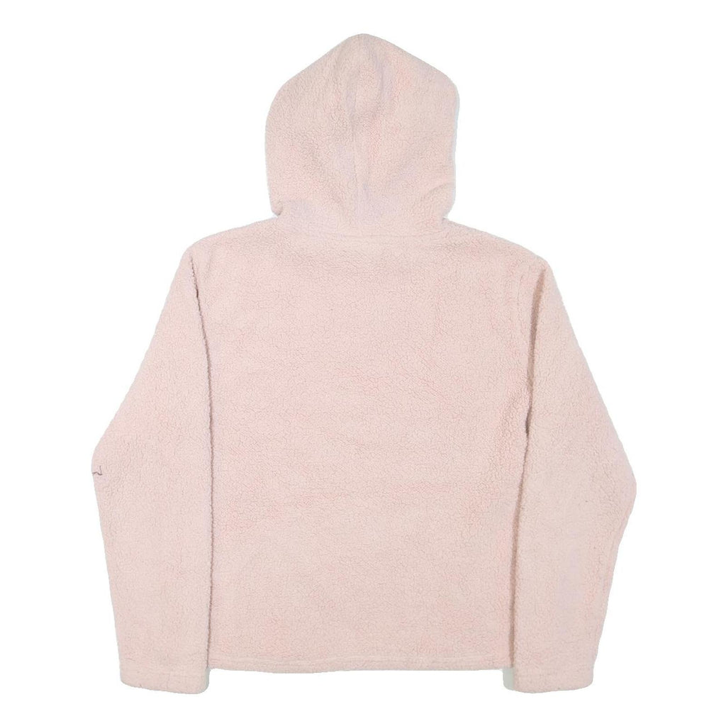 FILA Womens Pink Pullover Hoodie 2XL Soft Sherpa Fleece Warm Casual