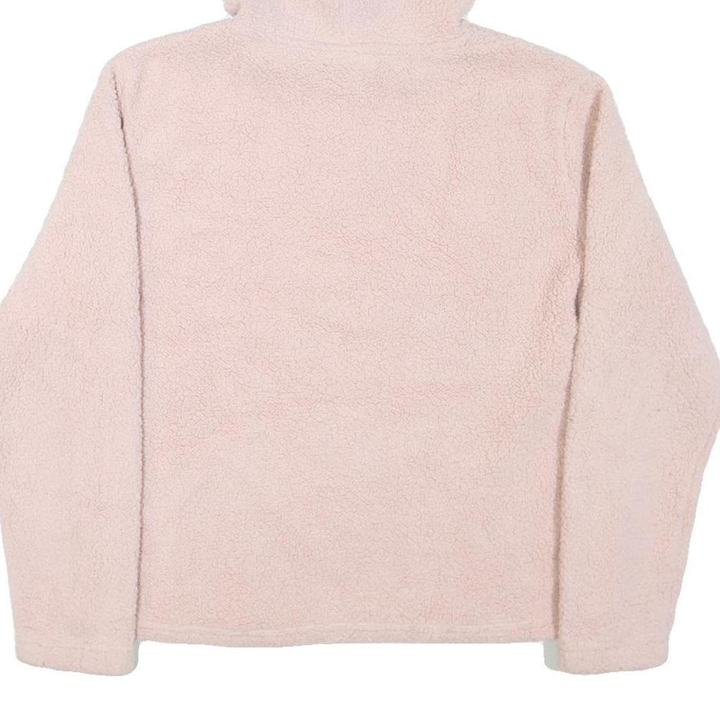 FILA Womens Pink Pullover Hoodie 2XL Soft Sherpa Fleece Warm Casual