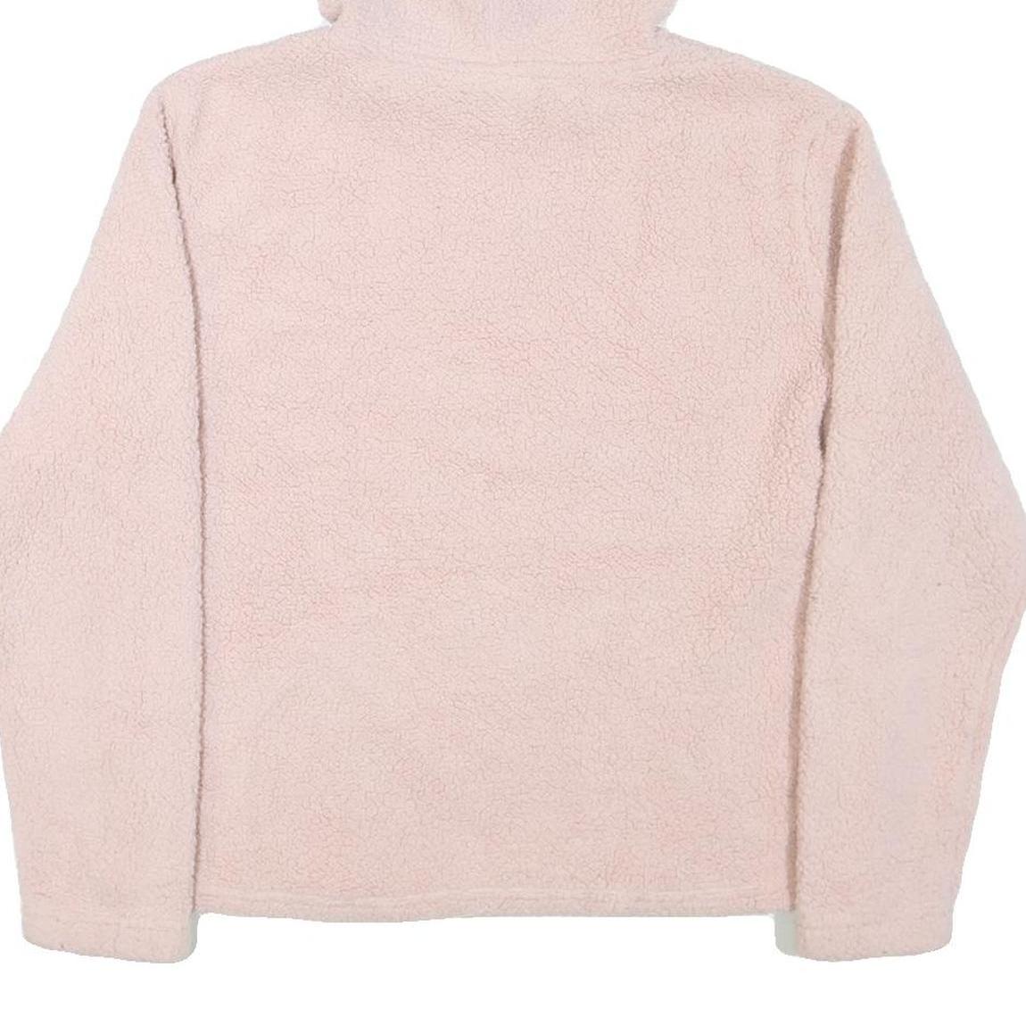 FILA Womens Pink Pullover Hoodie 2XL Soft Sherpa Fleece Warm Casual