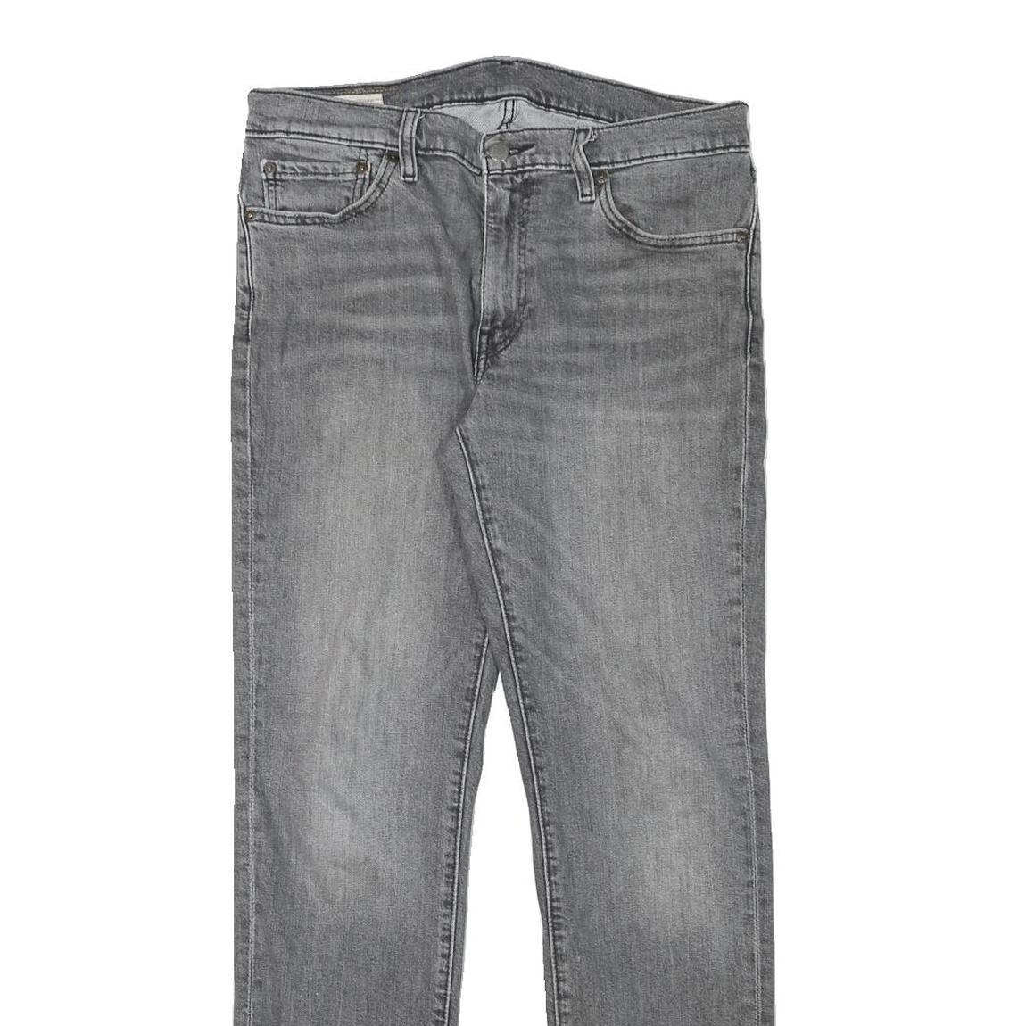 LEVI'S 511 Mens Jeans Grey Slim Skinny Denim Medium W32 L31 Stretch Zip