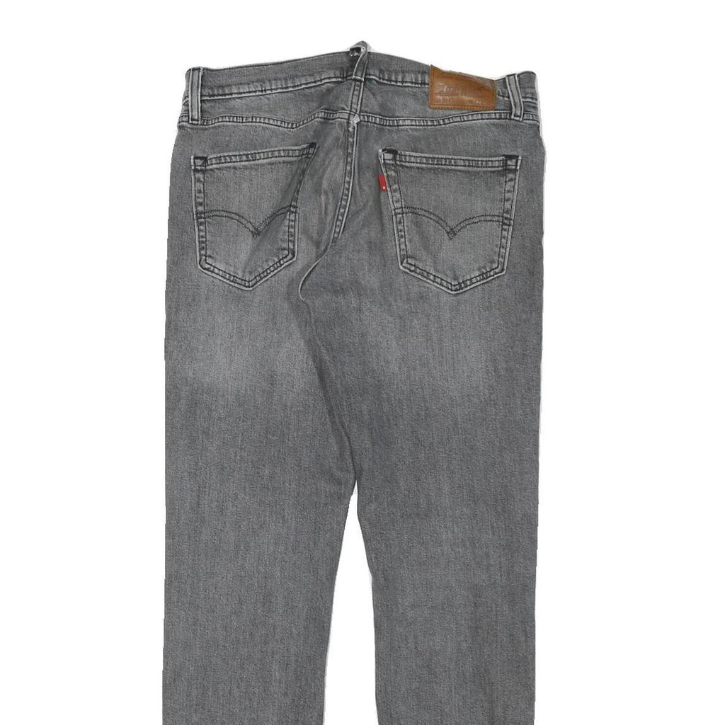 LEVI'S 511 Mens Jeans Grey Slim Skinny Denim Medium W32 L31 Stretch Zip