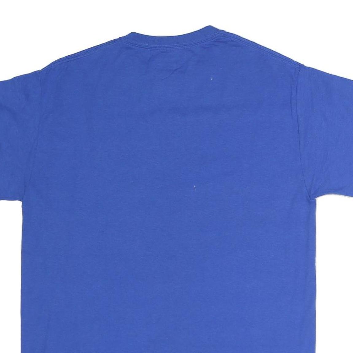 GILDAN Mens Blue CMSC Football Graphic T-Shirt M Short Sleeve Crew Neck