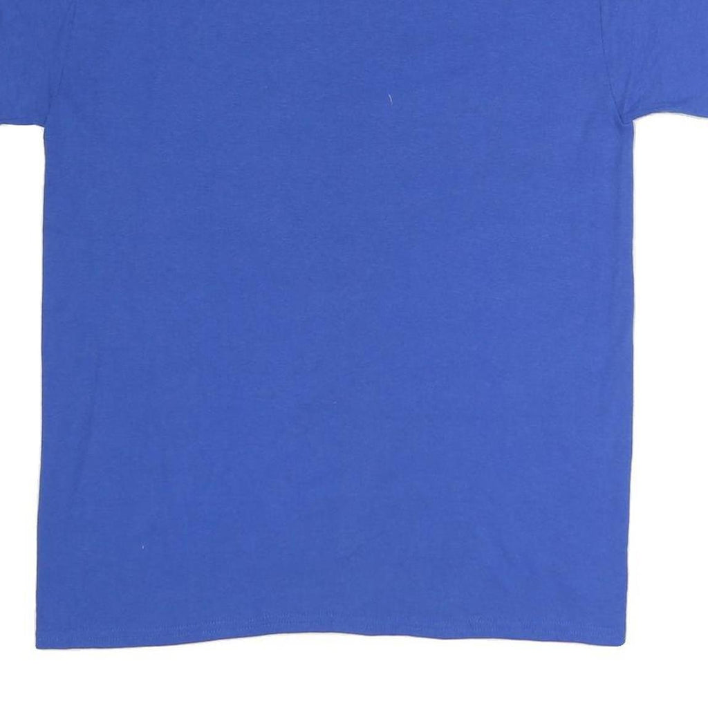 GILDAN Mens Blue CMSC Football Graphic T-Shirt M Short Sleeve Crew Neck