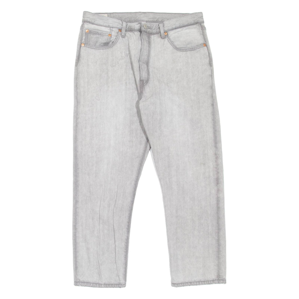LEVI'S 501 BIG E Jeans Womens Grey Regular Straight W32 L26